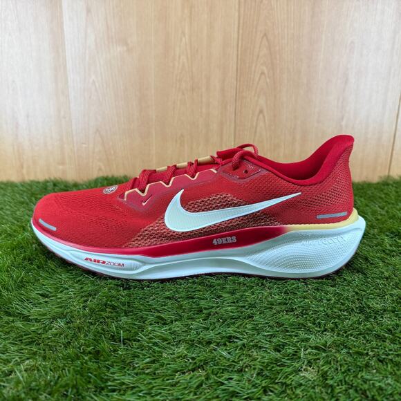 Nike Air Zoom Pegasus 41 FZ5070-600 Men’s US 14 Red Gold 49ers New Without Box main image 4